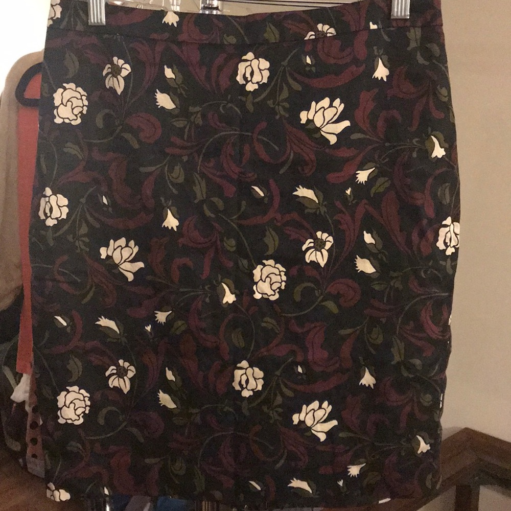 Floral Pencil Skirt